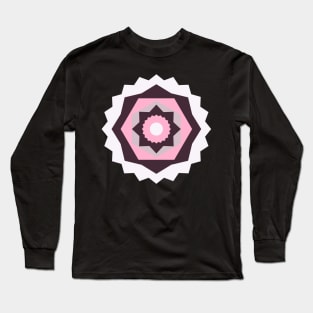 Abstract Boho Flower Long Sleeve T-Shirt